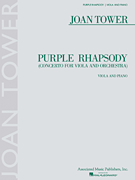 PURPLE RHAPSODY VIOLA AND PIANO REDUCTION cover